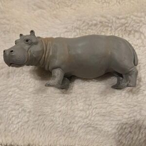 Safari Ltd Hippo 1996 Hippopotamus 5.5" Vintage Safari Animal Diorama Realistic